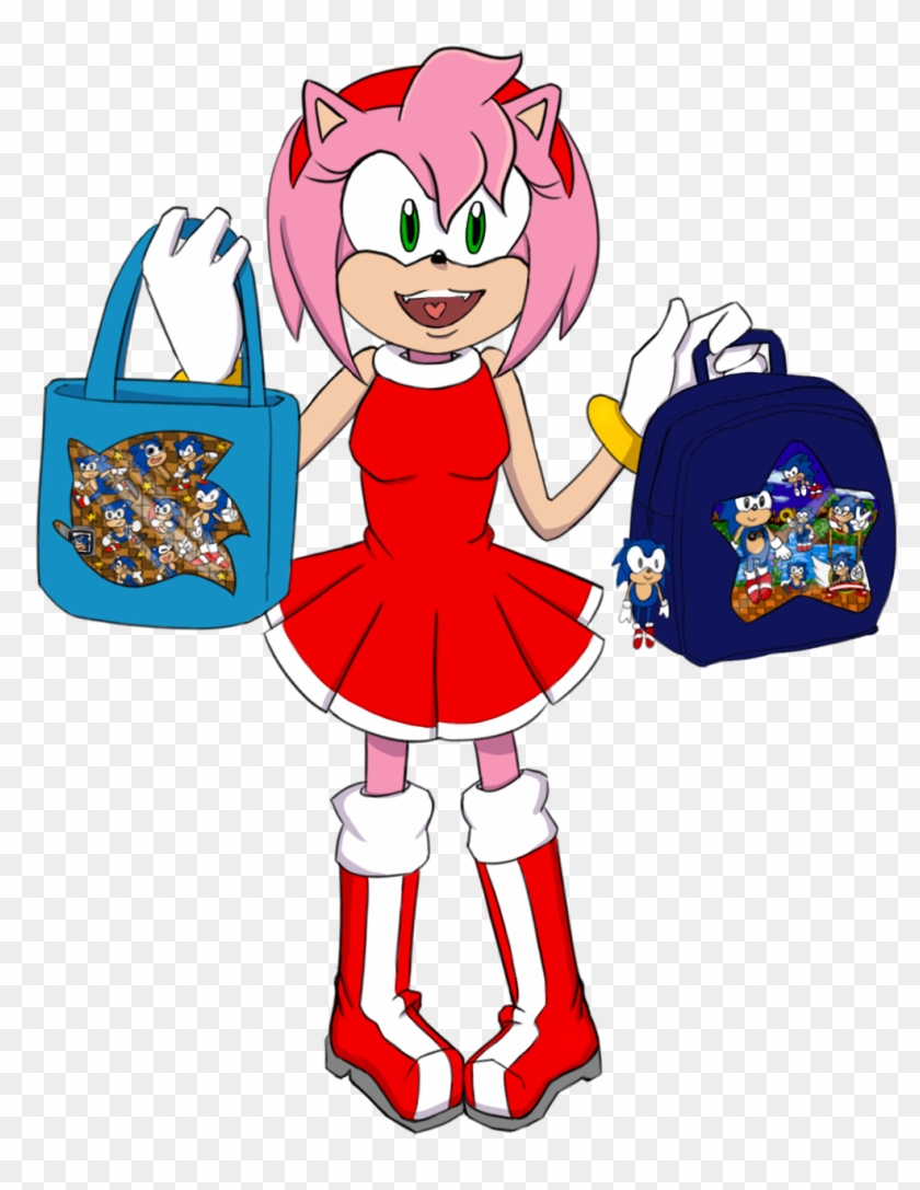 Amy Rose Totally Has An Itabag Of Her One And Only - Sonic Ita Bag Clipart
