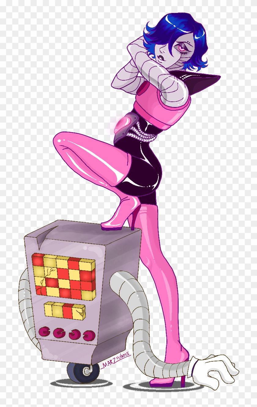 Please Consider Mettaton In Thigh Highs Clipart #1612032
