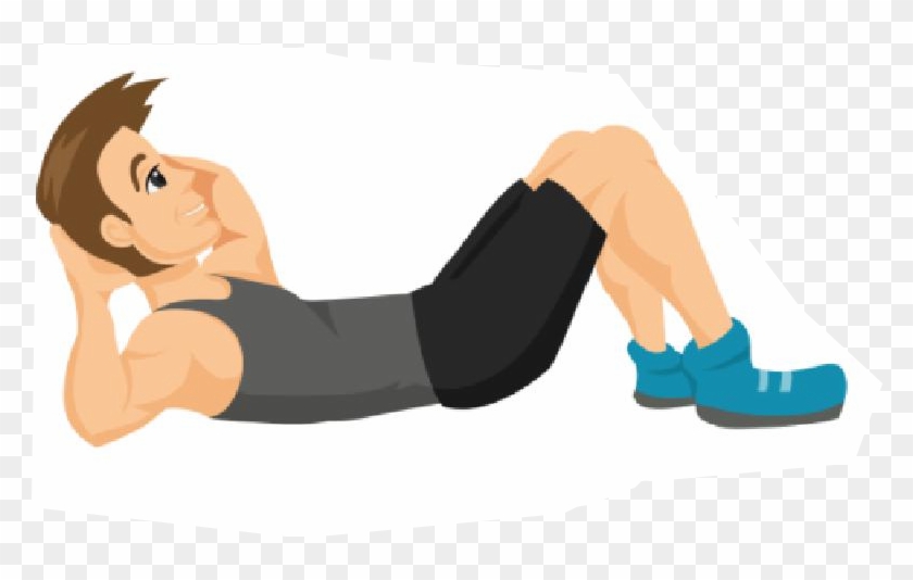 Abs Workouts Section - Press Up Clipart #1612152