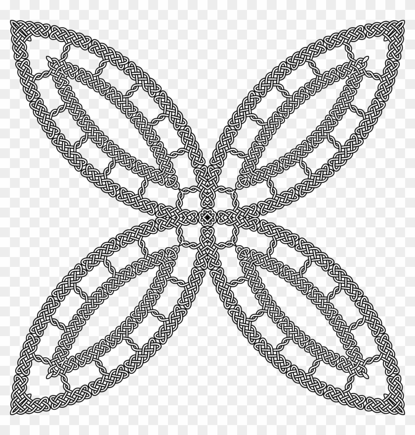 This Free Icons Png Design Of Celtic Knot Butterfly Clipart #1612348