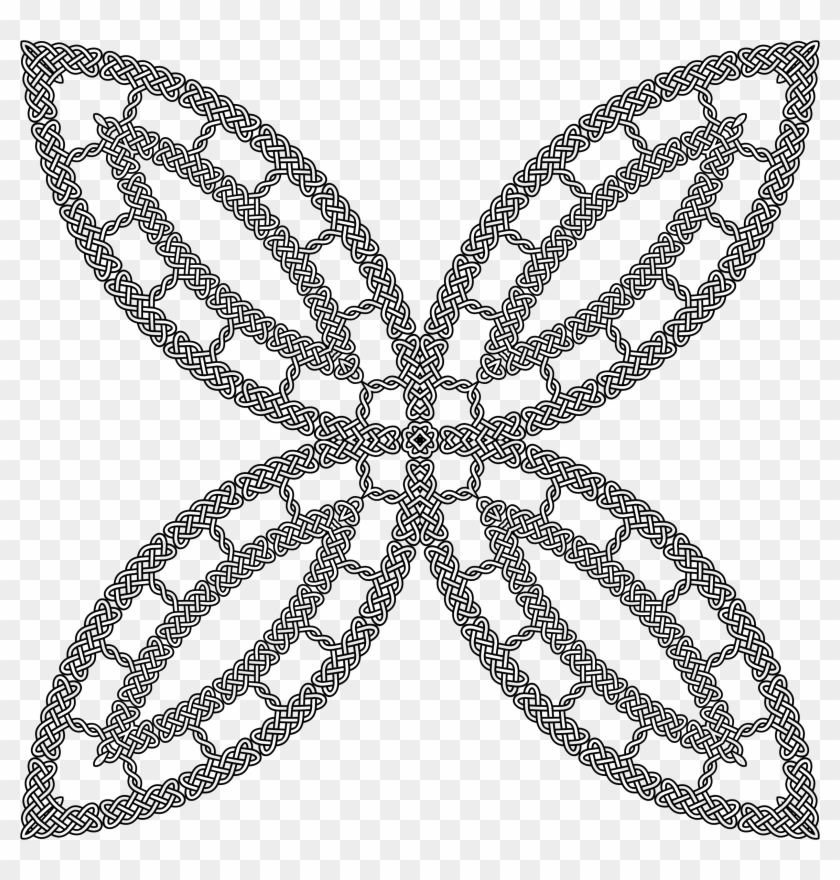 This Free Icons Png Design Of Celtic Knot Butterfly Clipart #1612348