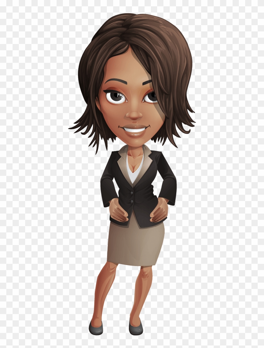 Women Transparent Animated - Office Woman Cartoon Png Clipart