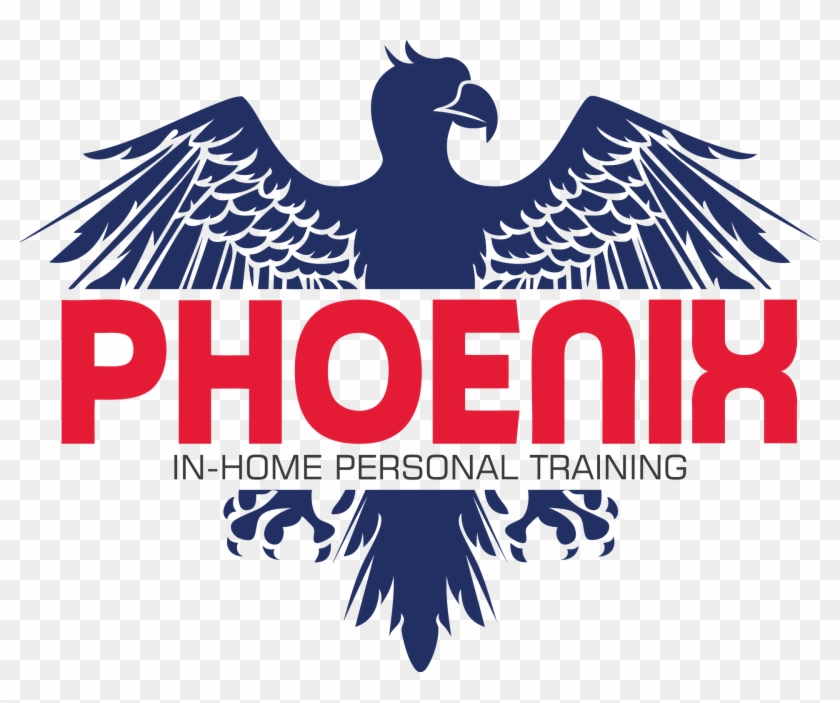 The Phoenix Personal Training - Eagle Heraldic Vector Clipart