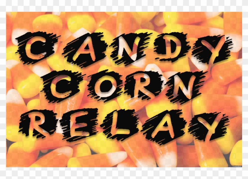 Candy Corn Relay - Candy Corn Relay Race Clipart