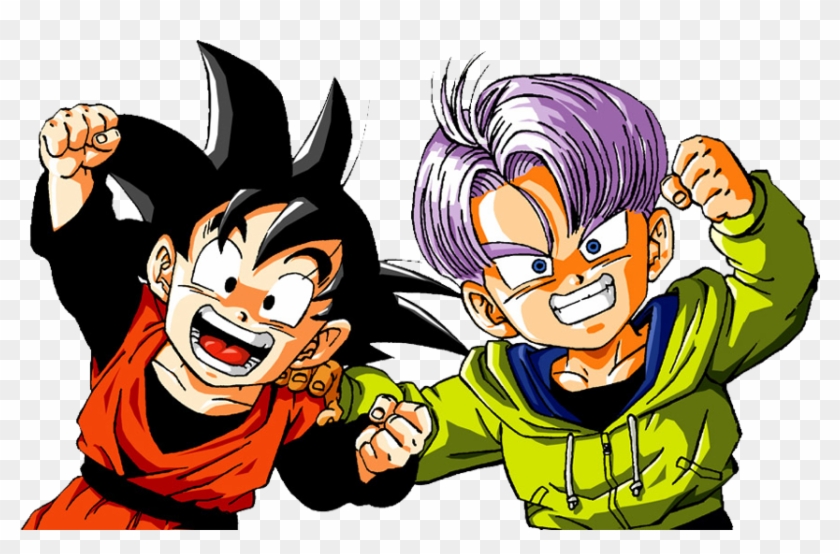 Share This Image - Kid Trunks And Goten Clipart #1613658