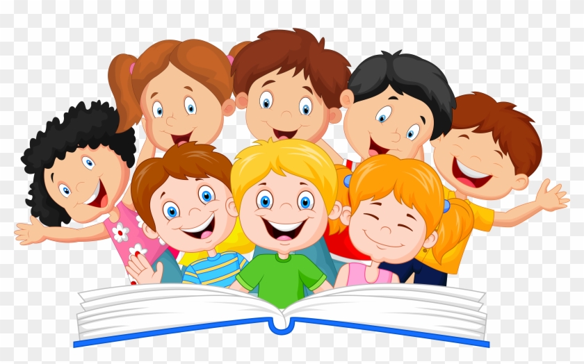 Kids Reading Clipart At Getdrawings - Kids Reading Clipart - Png Download #1613713