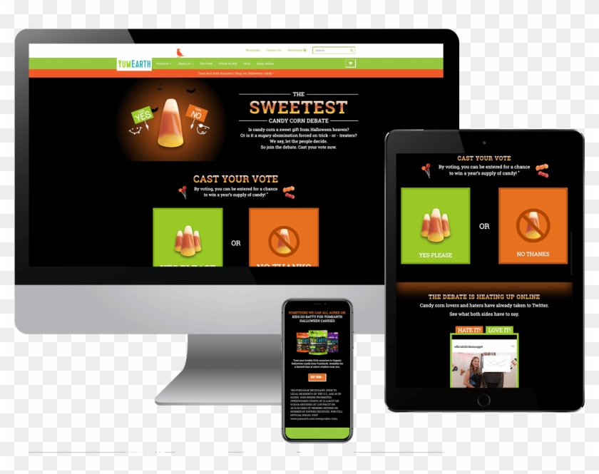 The Sweetest Candy Corn Debate - Smartphone Clipart #1613905