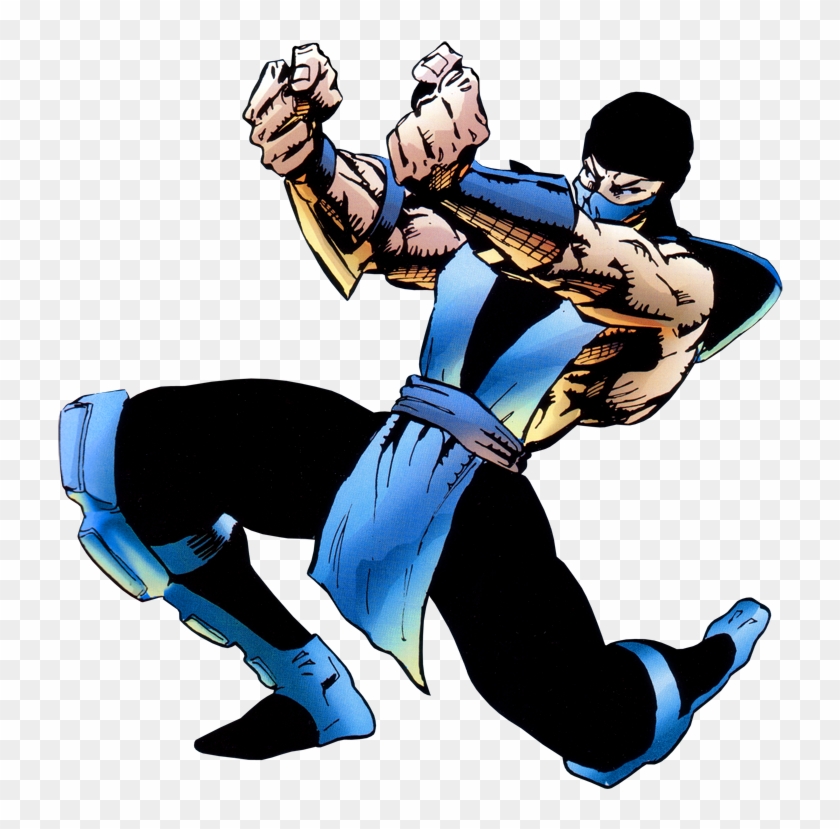 Mortal Kombat Clipart Sub Zero - Mortal Kombat Cartoon Sub Zero - Png Download #1614066