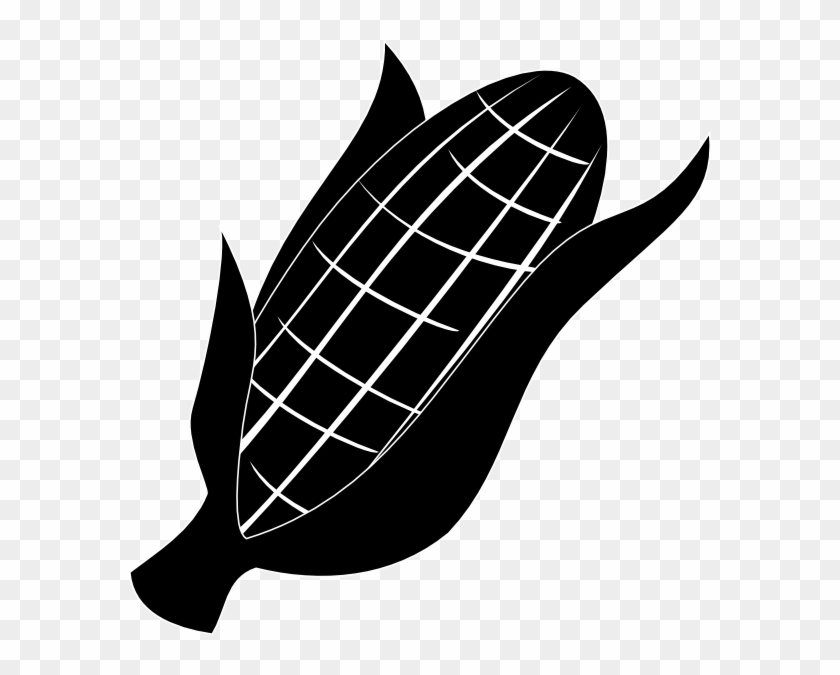 Clip Art Library Stock B W Clip Art At Clker Com - Corn Clipart Black And White Png Transparent Png
