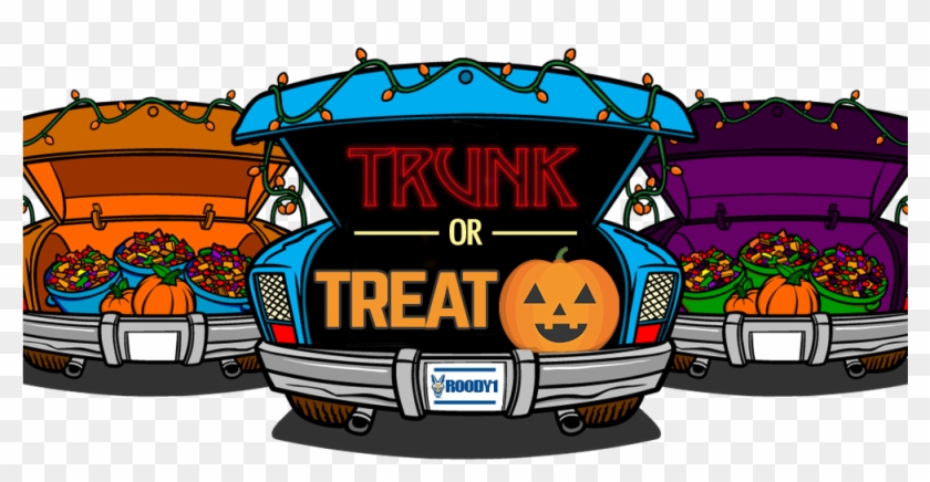 Trunk Or Treat - Trunk Or Treat Sign Clipart #1614380