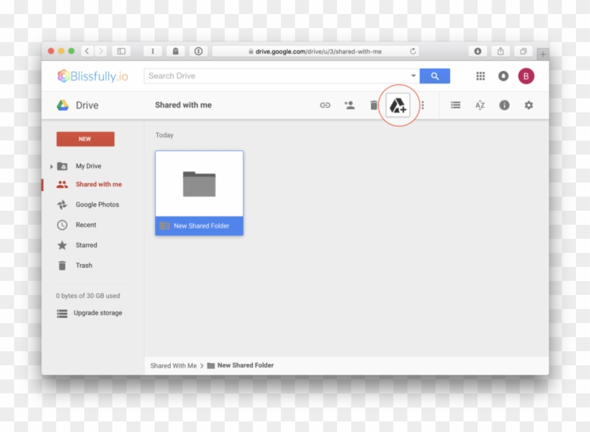 Configure Google Drive - Google Drive Empty Folder Clipart #1614408