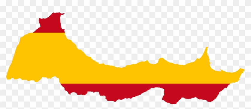 Flag Map Of Spanish Morocco - Illustration Clipart #1614440