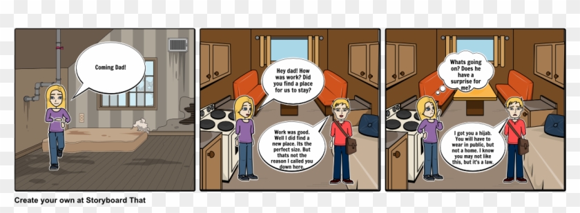 Hijab - Cartoon Clipart #1614441