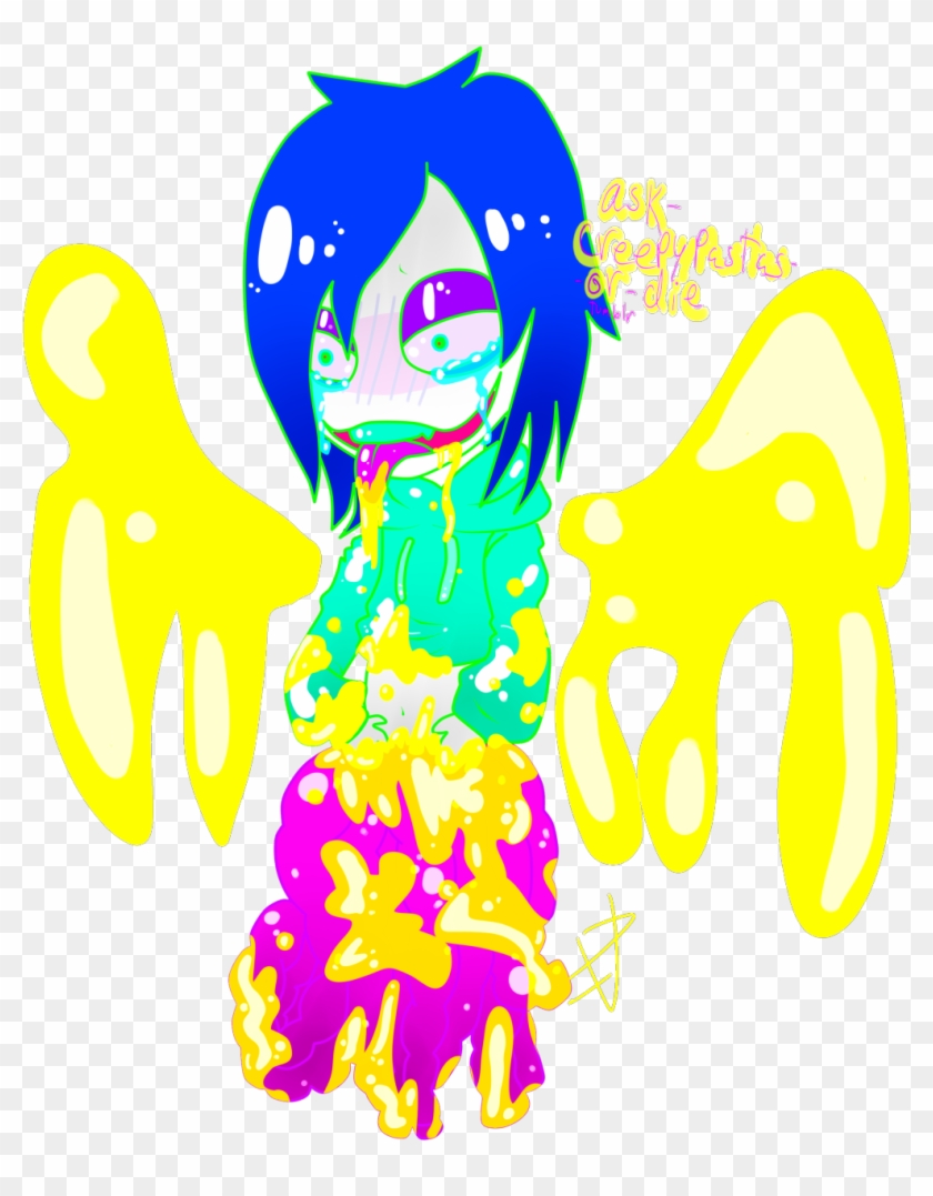 A Neon Gore Jeffy Because I Hadn't Drawn Any Gore Lately - Illustration Clipart #1614443
