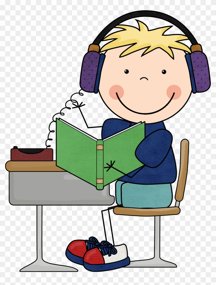 Kids Reading Png Kid3png 04 Sep 2011 Clipart - Listen To Reading Clipart Transparent Png