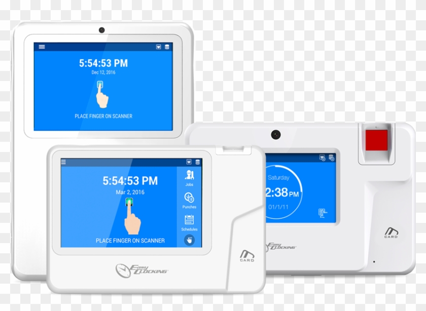 Easy Clocking Xenio 200, Xenio 500 And Xenio 700 Fingerprint - Easy Clocking Clipart