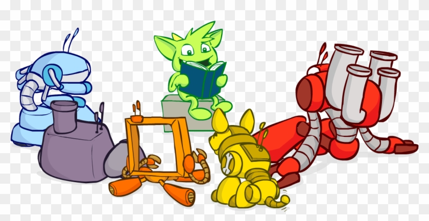 Tinkerpop-reading - Cartoon Clipart