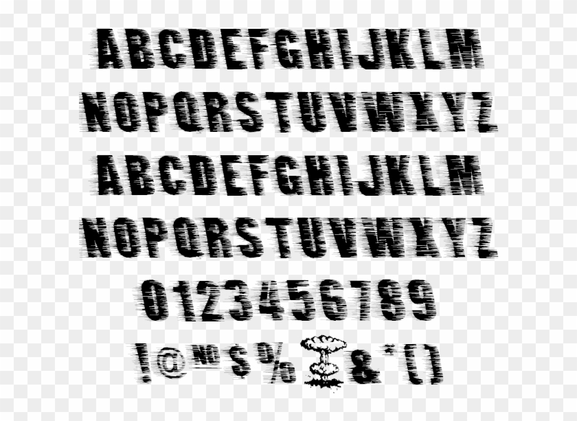 Hard To Read Ground Zero Example - Ground Zero Font Clipart #1614977