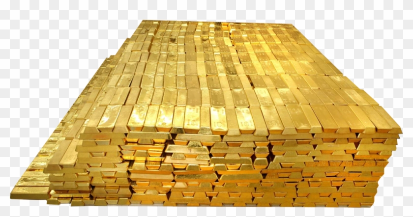 Gold Bricks Transparent Image - Gold Brick Png Clipart #1615306