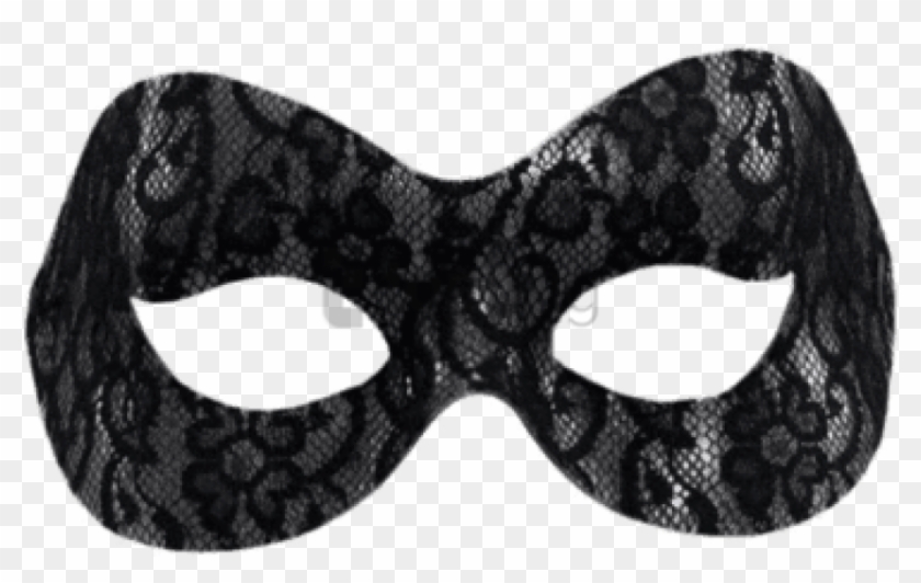 Free Png Black Lace Domino Eye Mask Png Image With - Mask Clipart