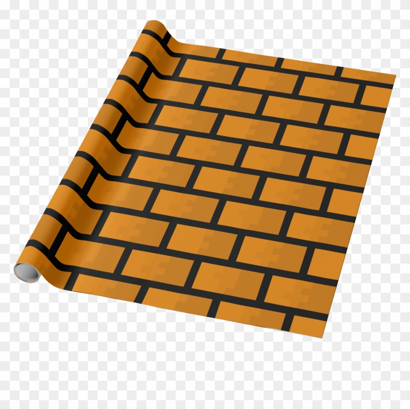 2000 X 2000 9 - 8 Bit Brick Wrapping Paper Clipart #1615555