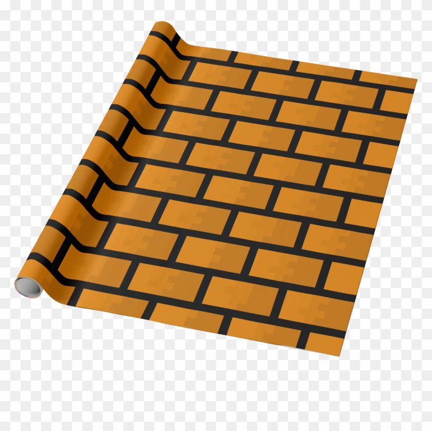 2000 X 2000 9 - 8 Bit Brick Wrapping Paper Clipart
