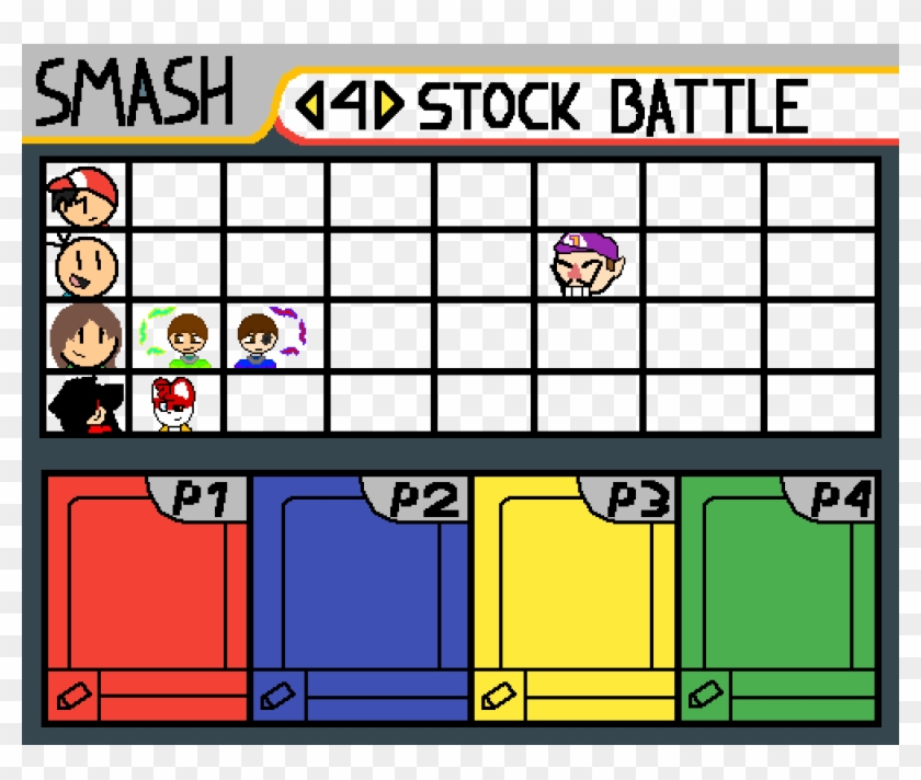 Shockwave And S-shockwave Smash Menu Collab - Smash 6 Roster Clipart