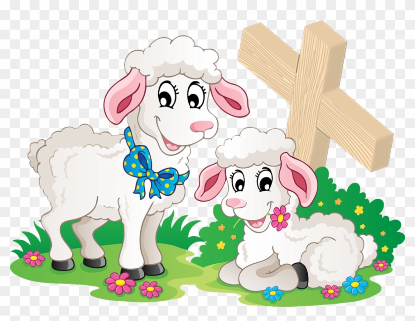 Little Lambs - Little Lambs Cartoon Clipart #1615767