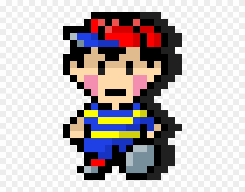 Pixel Ness - Ness Earthbound Sprite Clipart