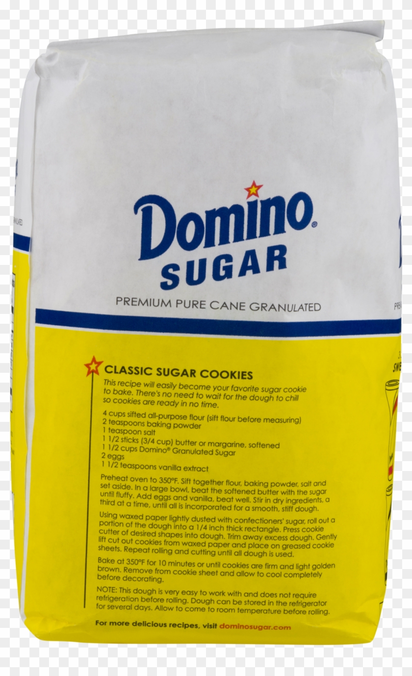Back Of Domino Sugar Bag Clipart
