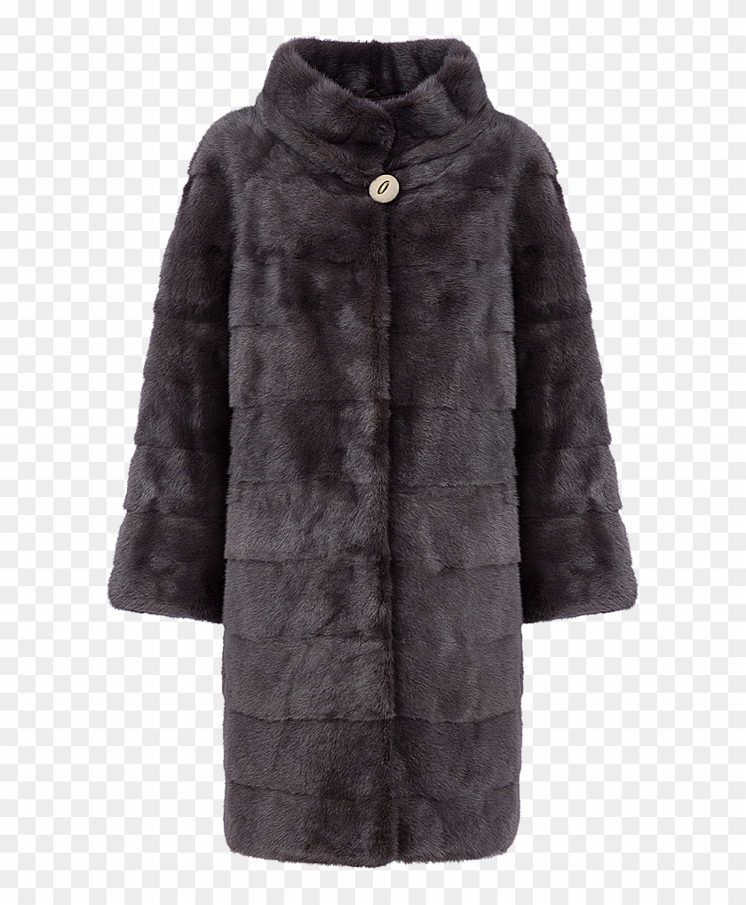 Broadtail Lamb Jacket With Sable Trim - Fur Clothing Clipart