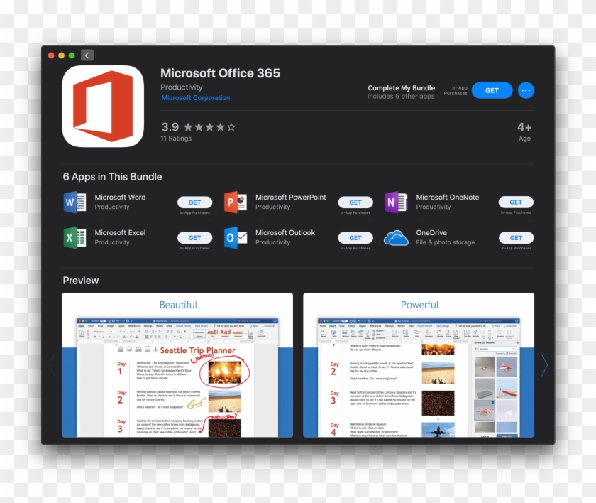 Deploying Microsoft Office From The Mac App Store - Office 365 Mac App Store Clipart #1616667