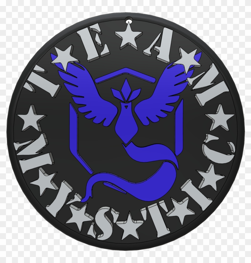 Team Mystic Pokemon Go Keychain - Peace Love Friendship Clipart