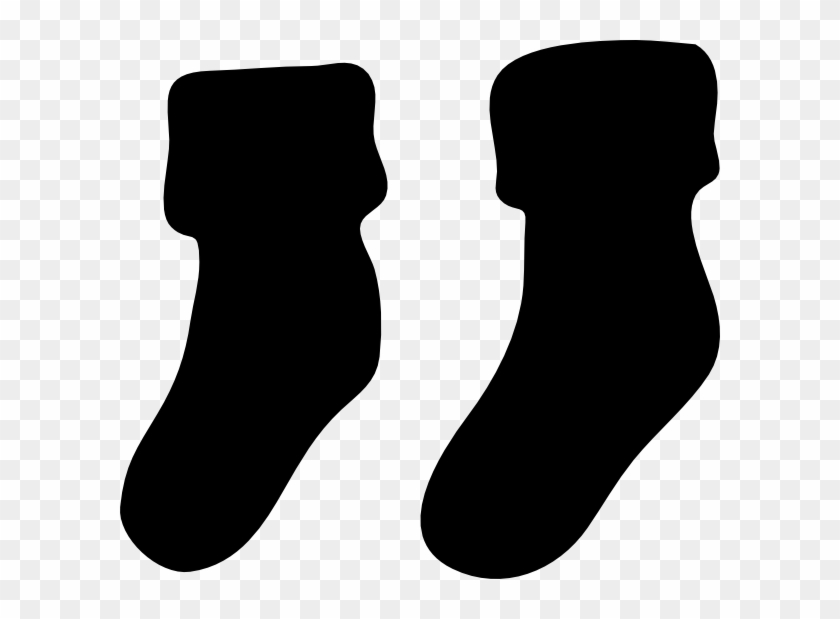 Picture Free Stock Black Socks Clip Art At Clker - Black Socks Clip Art - Png Download #1616974