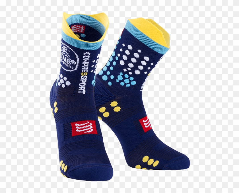 Calza Running Compressport Proracing Socks Utmb 2017 - Sock Clipart #1617126