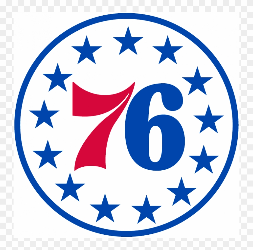 Philadelphia 76ers Logos Iron On Stickers And Peel-off - Los Angeles Clippers Vs Philadelphia 76ers - Png Download
