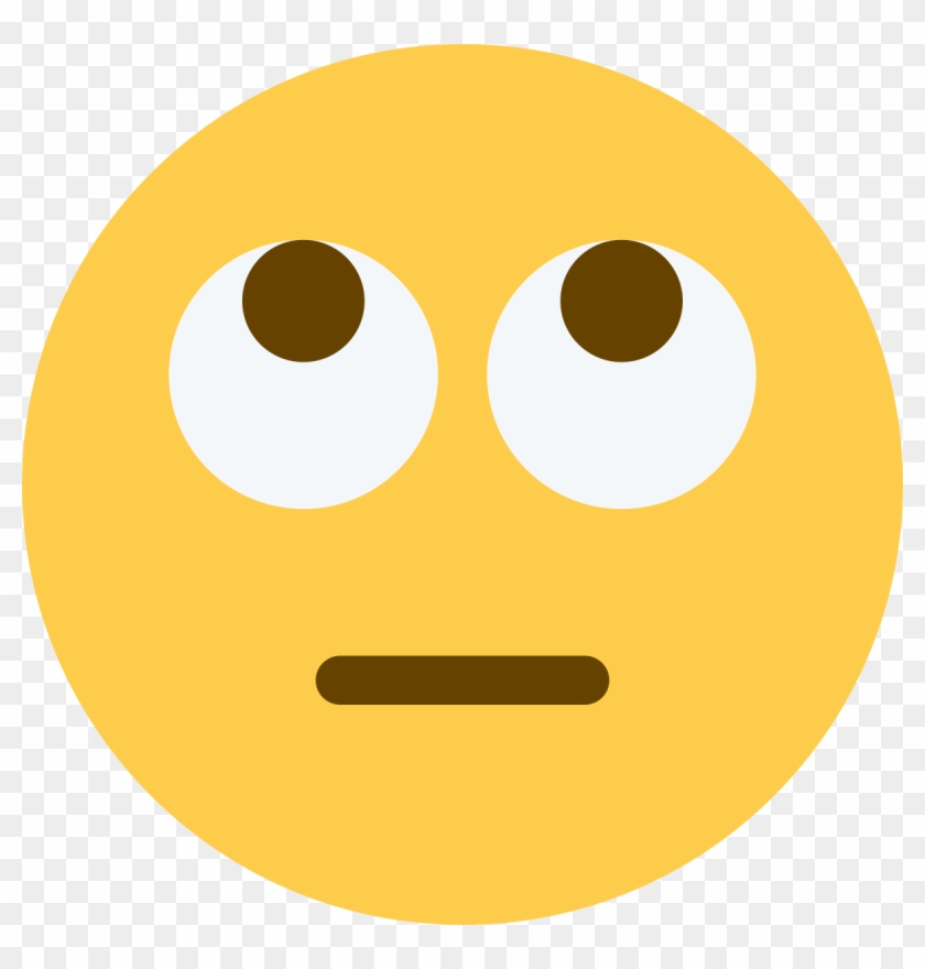 Rolling Eyes Emoji Copy - Emoji Ojos En Blanco Clipart