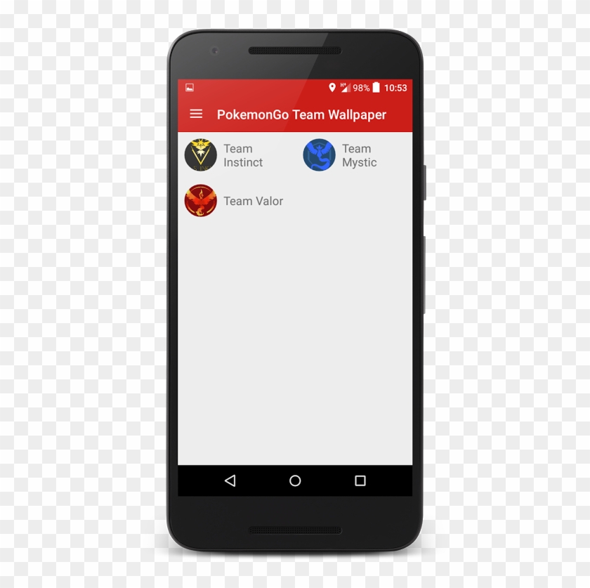 Wallpapers Pokemon Go - Smartphone Material Design Png Clipart #1617772