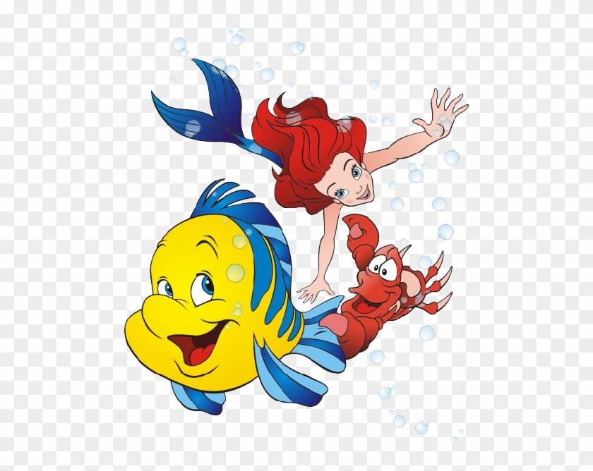 Download Clipart Info La Sirenita Sebastian Y Flounder