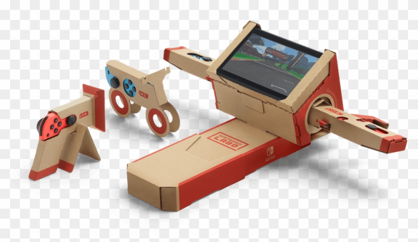 The Handlebars From The Labo Variety Kit Can Be Used - Nintendo Labo Mario Kart Clipart #1618321