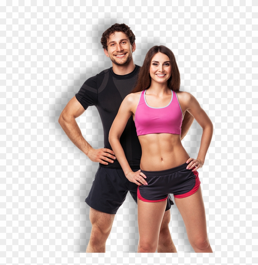 Give Us 15 Minutes - Woman And Man Gym Clipart #1618622
