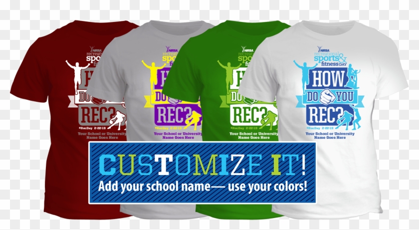 Get Your Nirsa Rec Day Shirt - Nirsa Recreational Sports & Fitness Day Clipart #1618792