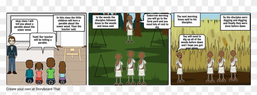 Parables About The Sower Weeds - Cartoon Clipart