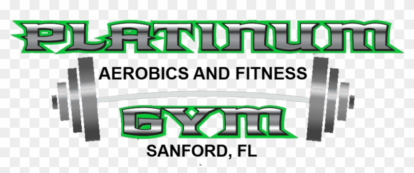 The Platinum Gym - Platinum Fitness Gym Logo Clipart