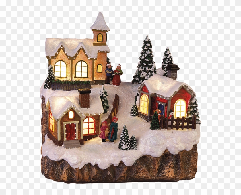 Decorative Scenery Bullerby - Julby Fiberoptik Clipart