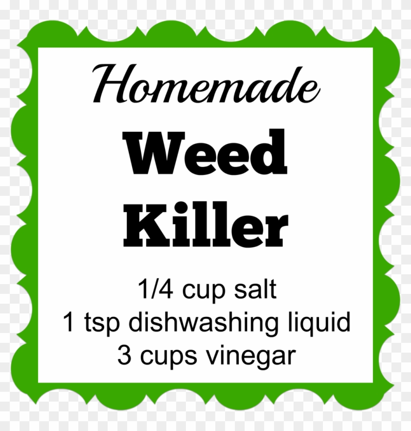 Homemade Weed Killer With Amounts - Herbicide Clipart