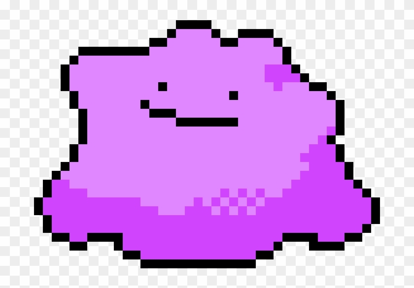 Ditto - Ditto Pokemon Pixel Art Clipart