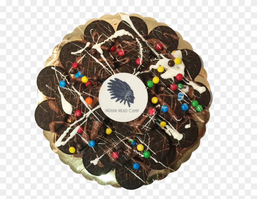 Oreo Cookie Stack Platter With Logo - Chocolate Cake Clipart