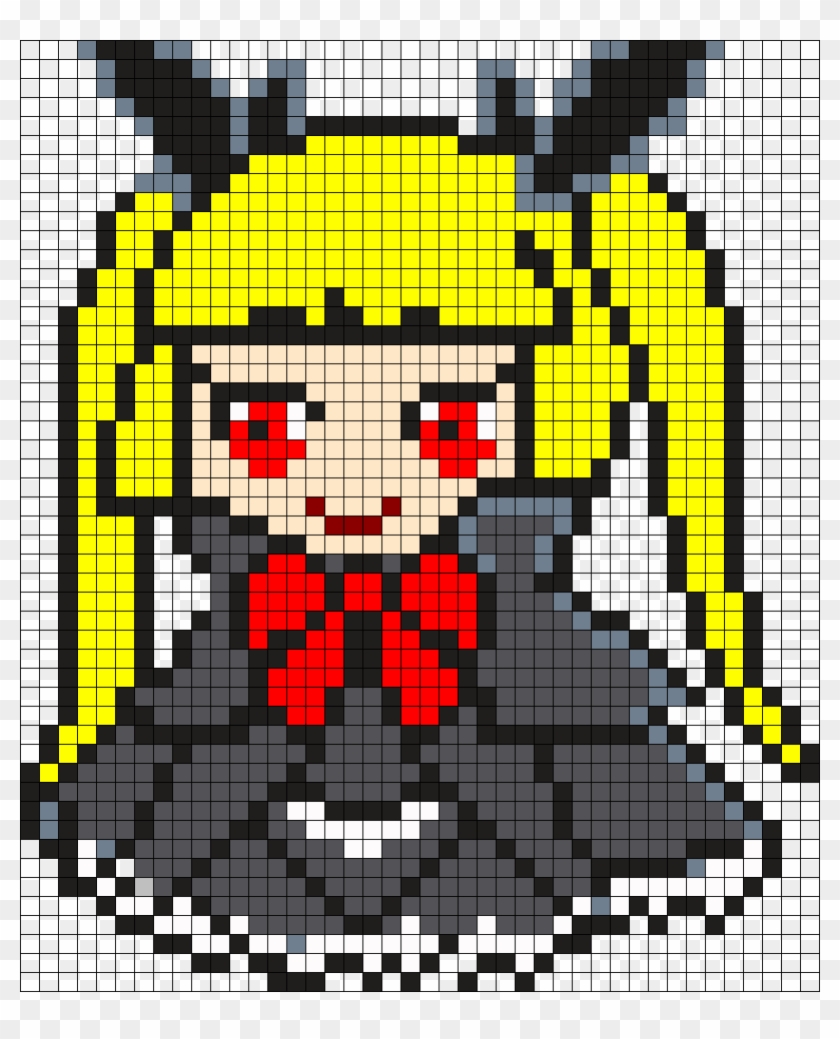Rachle Alucard Perler Bead Pattern / Bead Sprite - Creative Arts Clipart