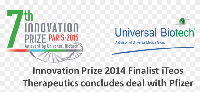 Innovation Prize 2014 Finalist Iteos Concludes A Deal - Universal Biotech Clipart #1620552